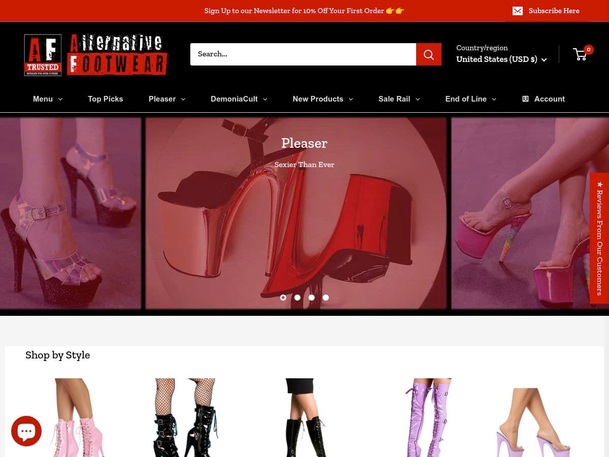 Alternative Footwear logo