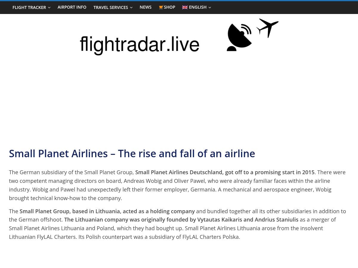 Small Planet Airlines GmbH logo