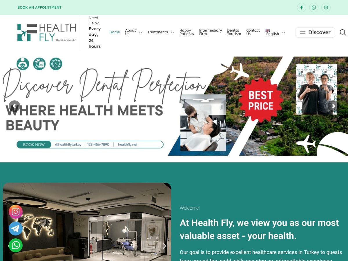 Health Fly Tourism Agency logo