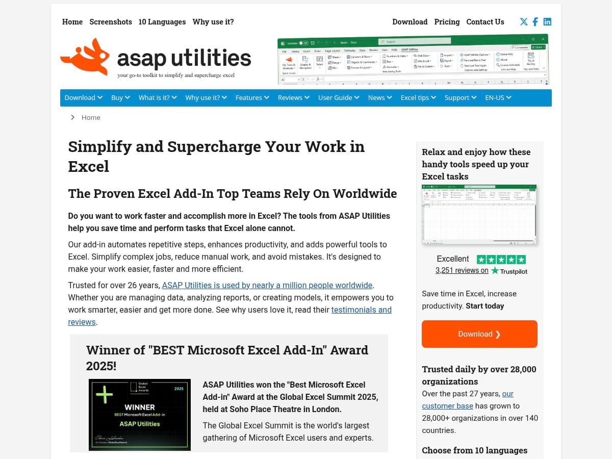 ASAP Utilities logo
