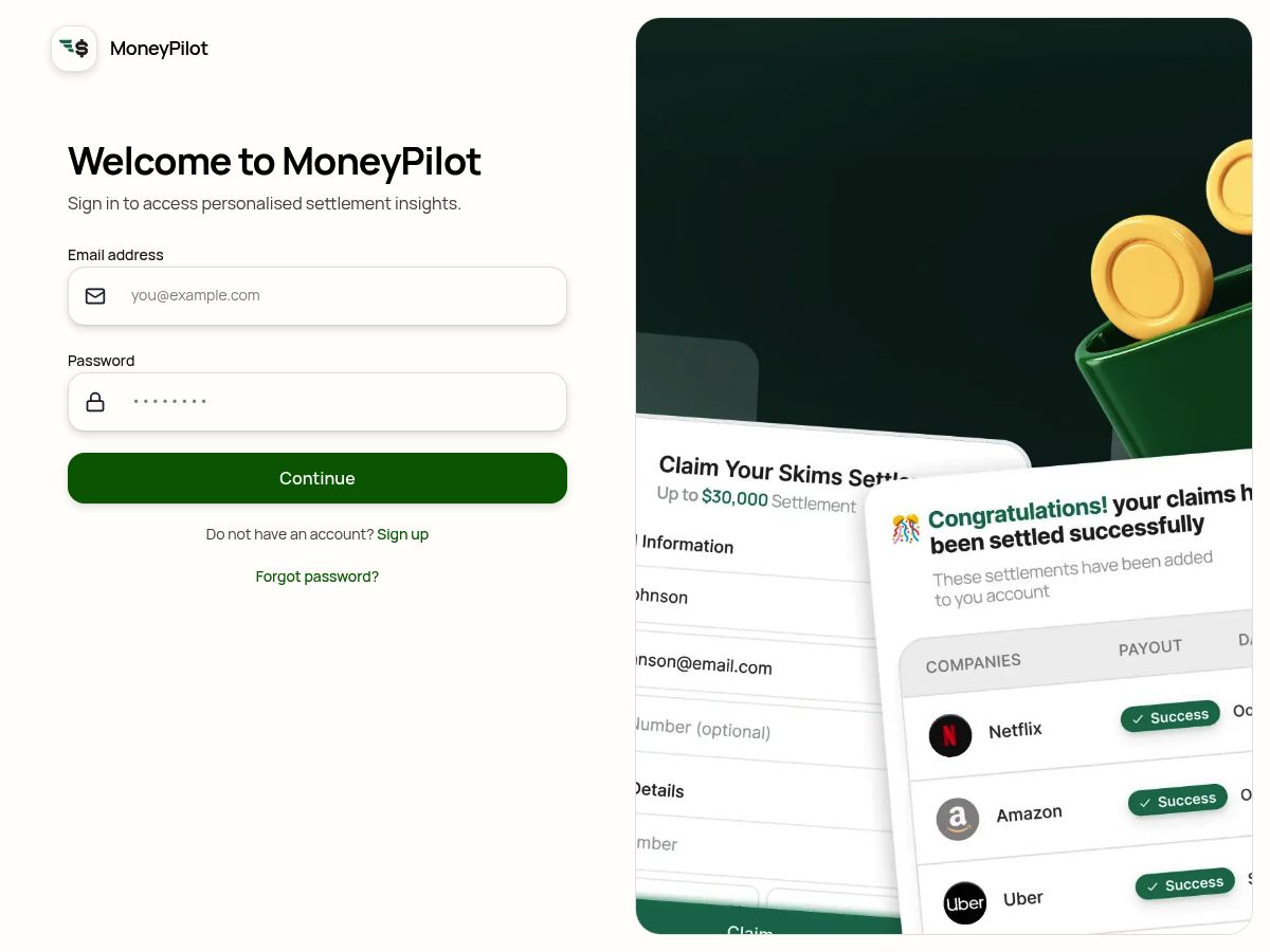 App Moneypilot logo