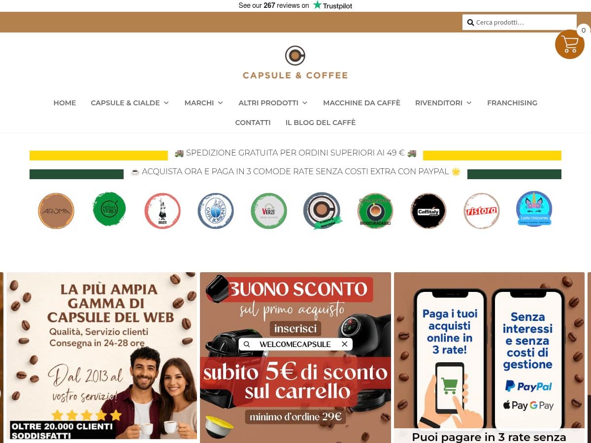 Capsule & Coffee logo