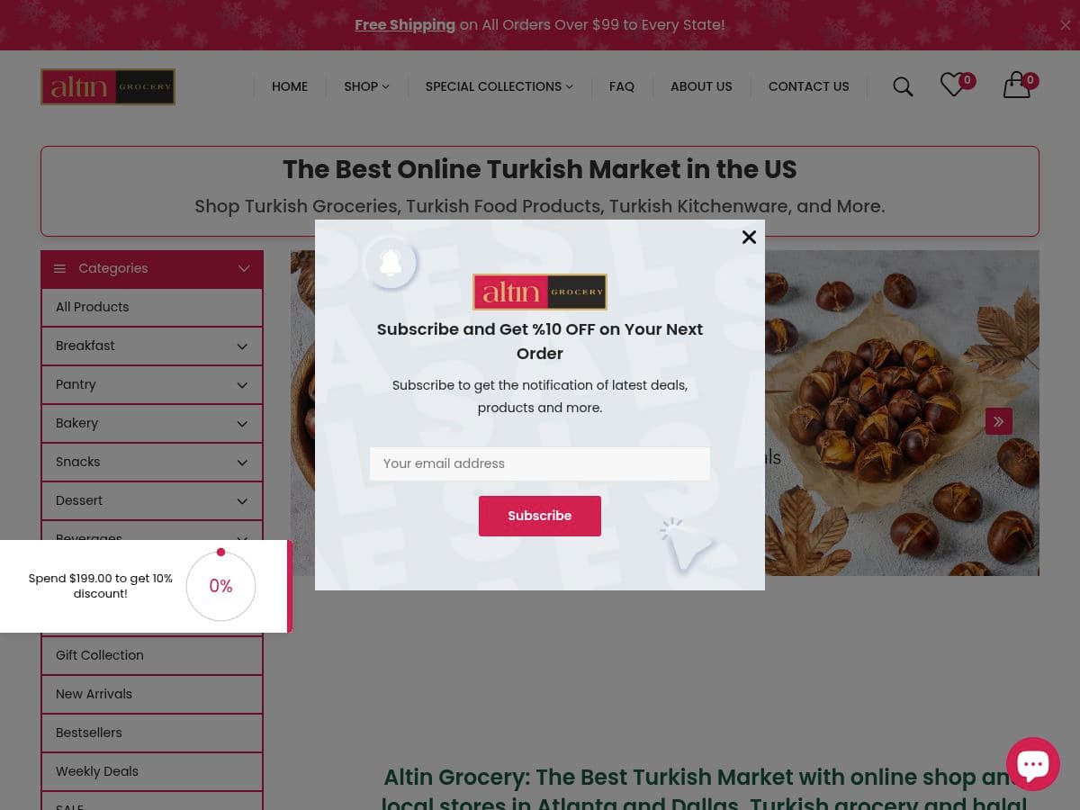 Altin Grocery logo