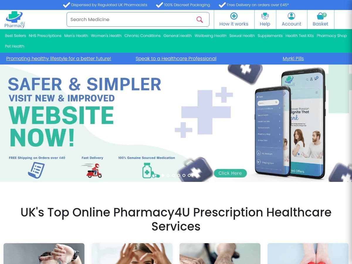 Online Pharmacy 4U logo