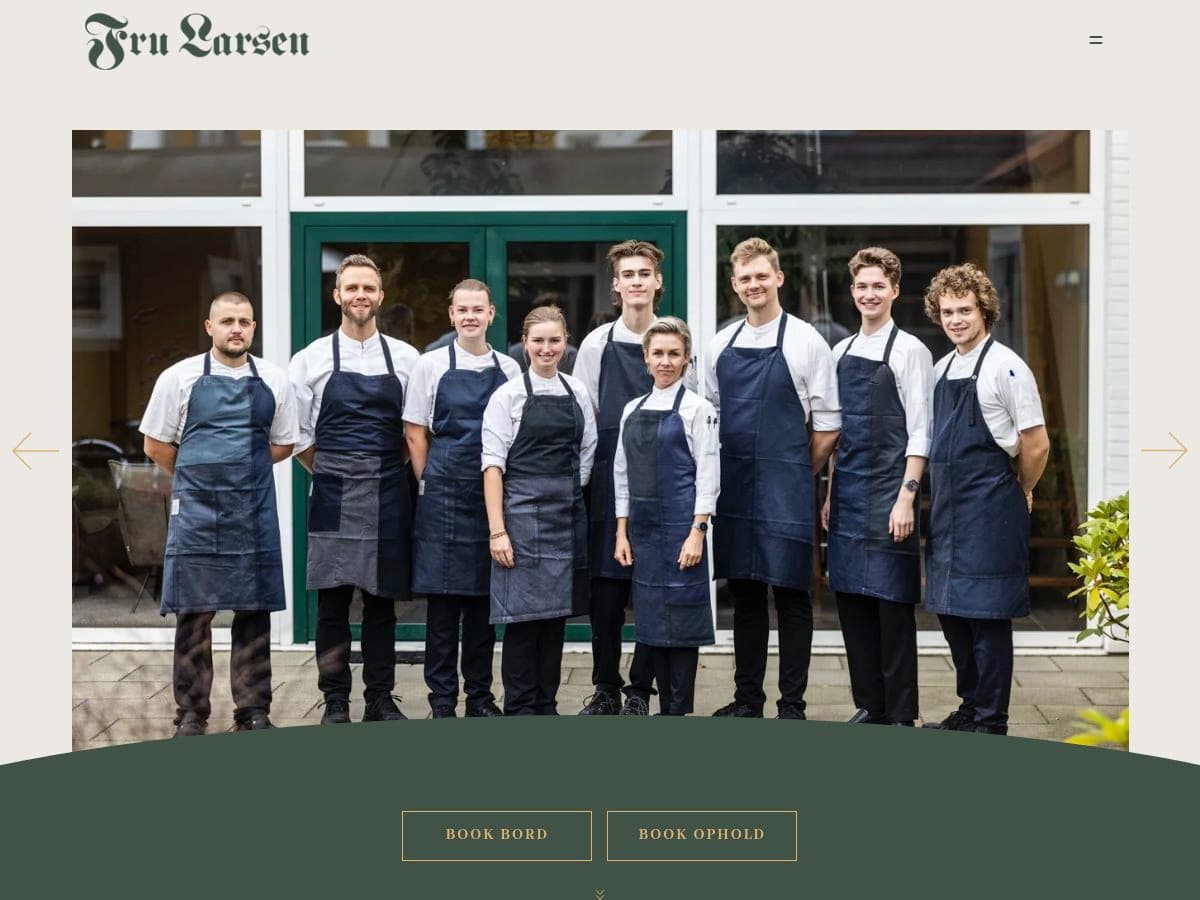 Hotel og Restaurant Fru Larsen logo
