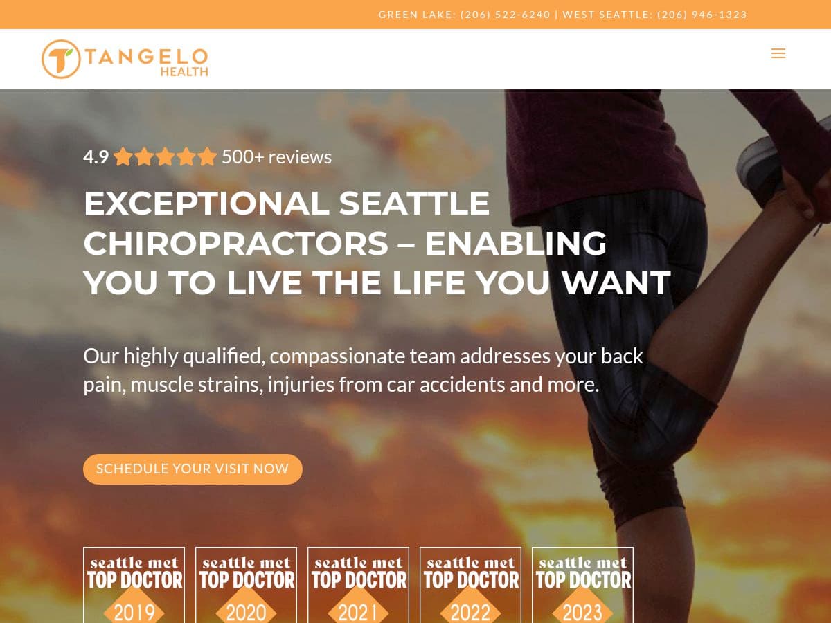 Tangelo - Seattle Chiropractor + Rehab logo