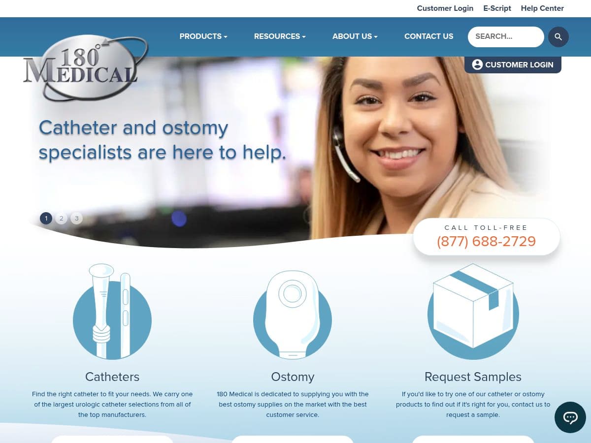 180 Medical logo