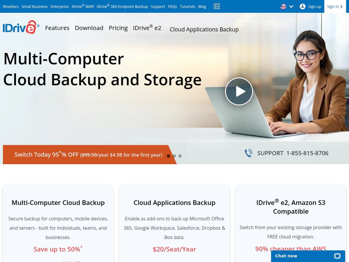 IDrive Online Backup logo