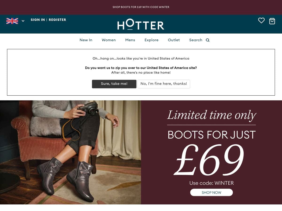 Hotter Shoes logo