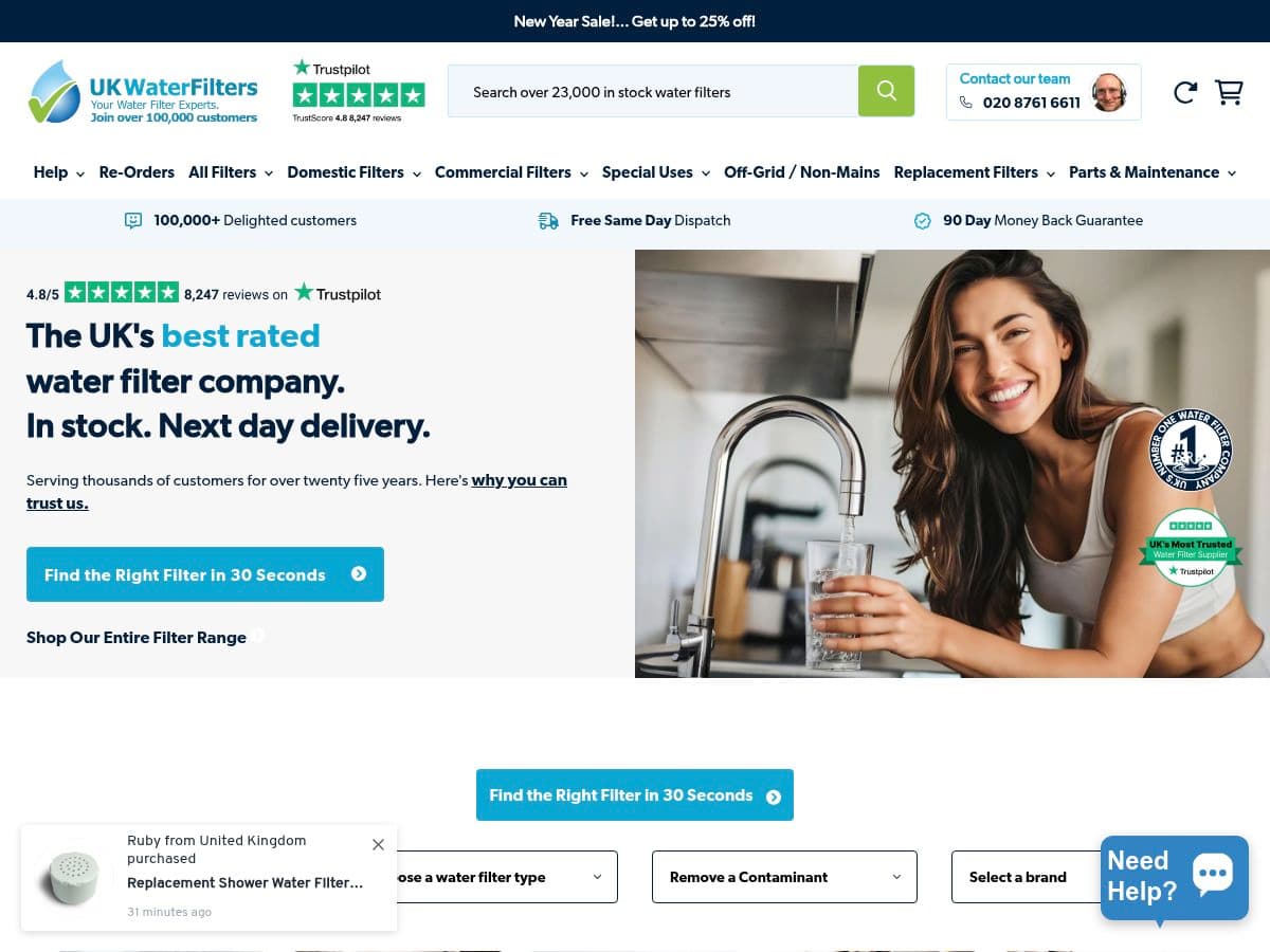 UK Water Filters logo