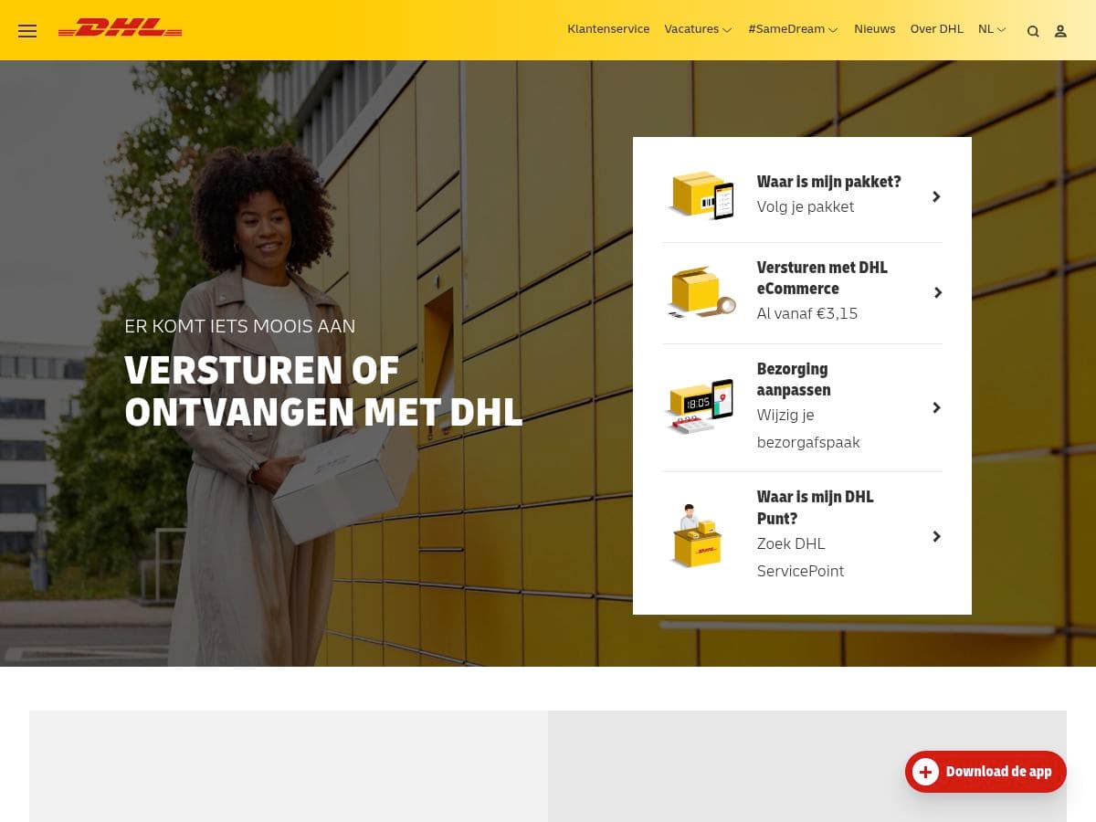 DHL eCommerce Nederland logo
