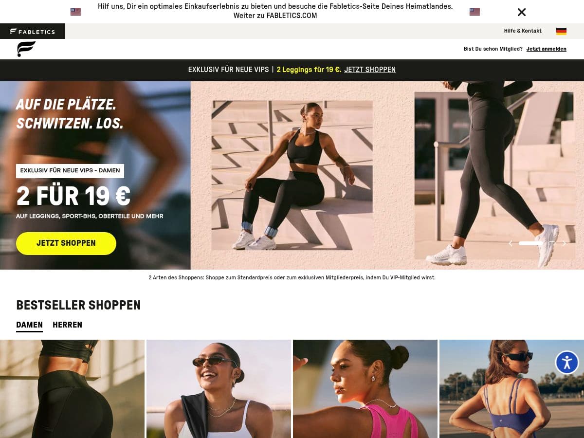 Fabletics Deutschland logo