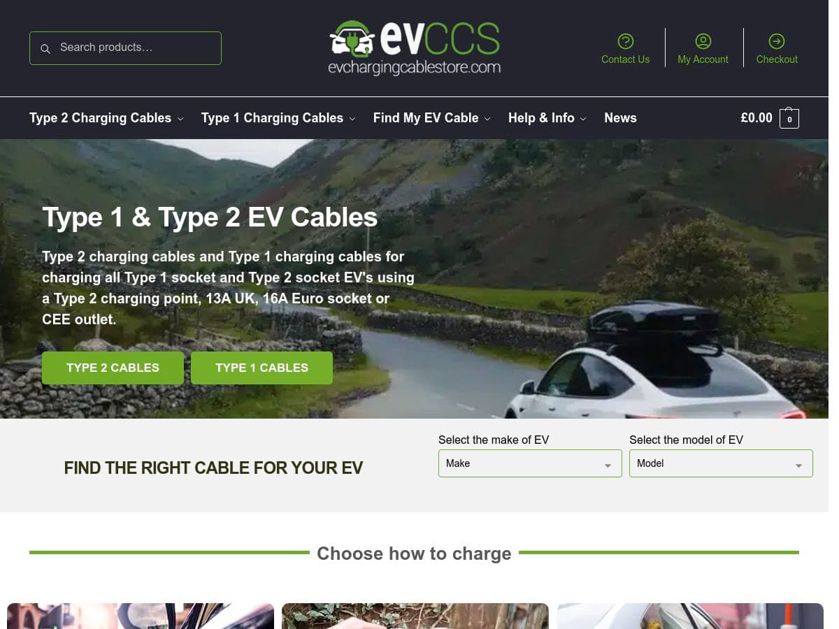 EV Charging Cable Store logo