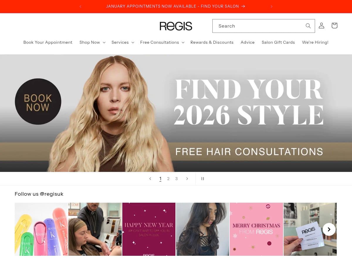Regis Salons UK logo