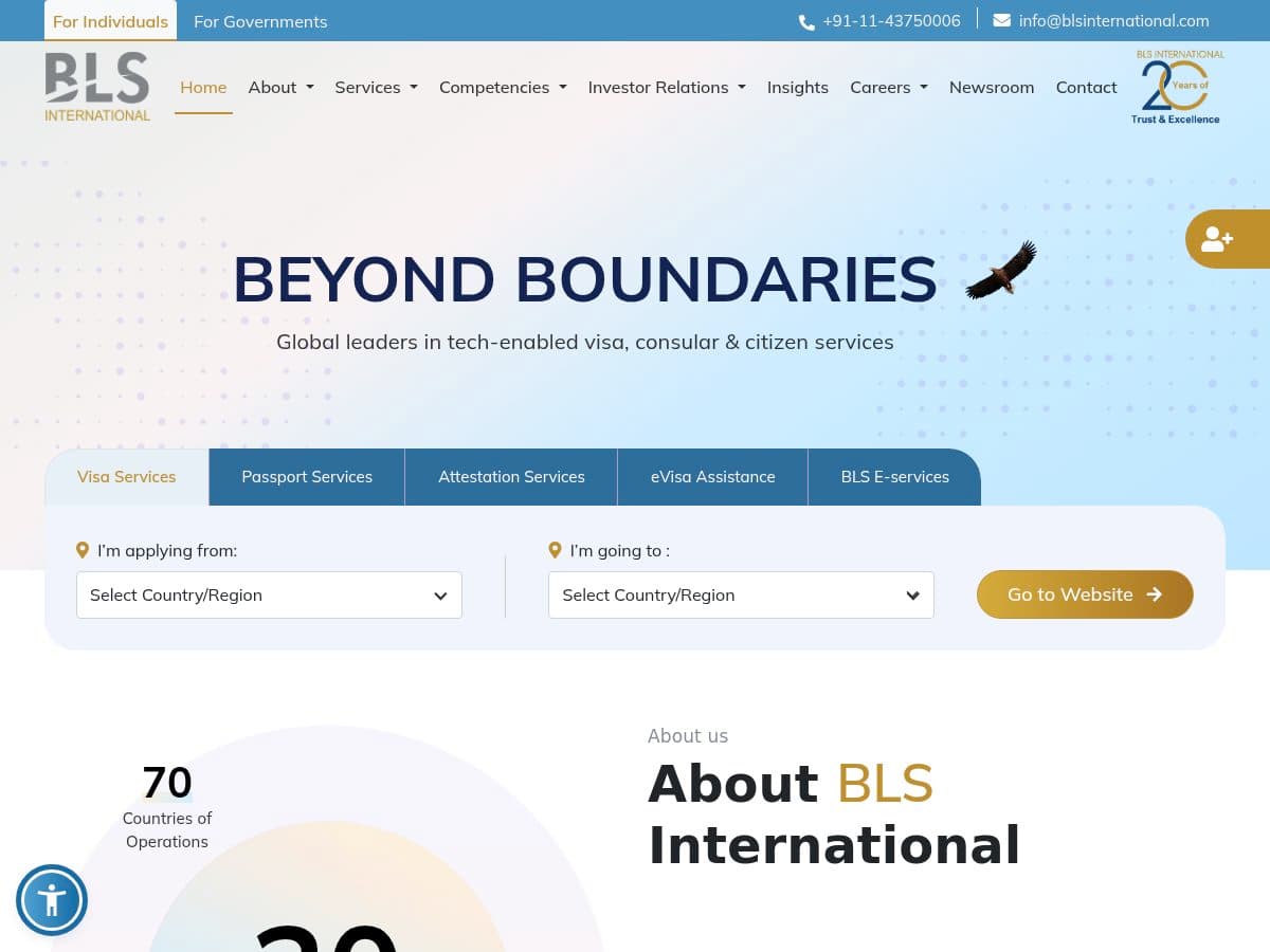 BLS International Services Ltd. logo