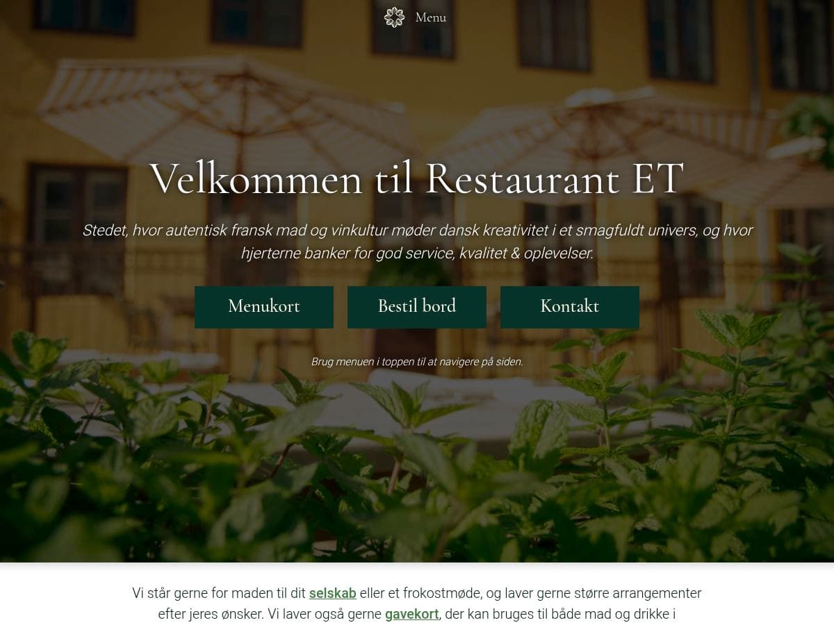 Restaurant Et logo