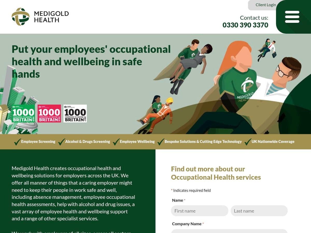Medigold Health logo