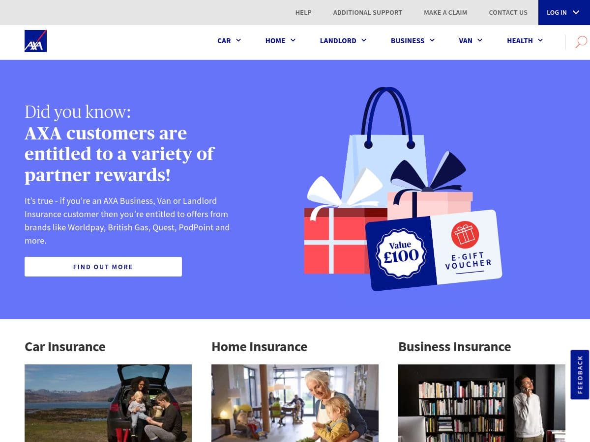 AXA UK Car and Home logo