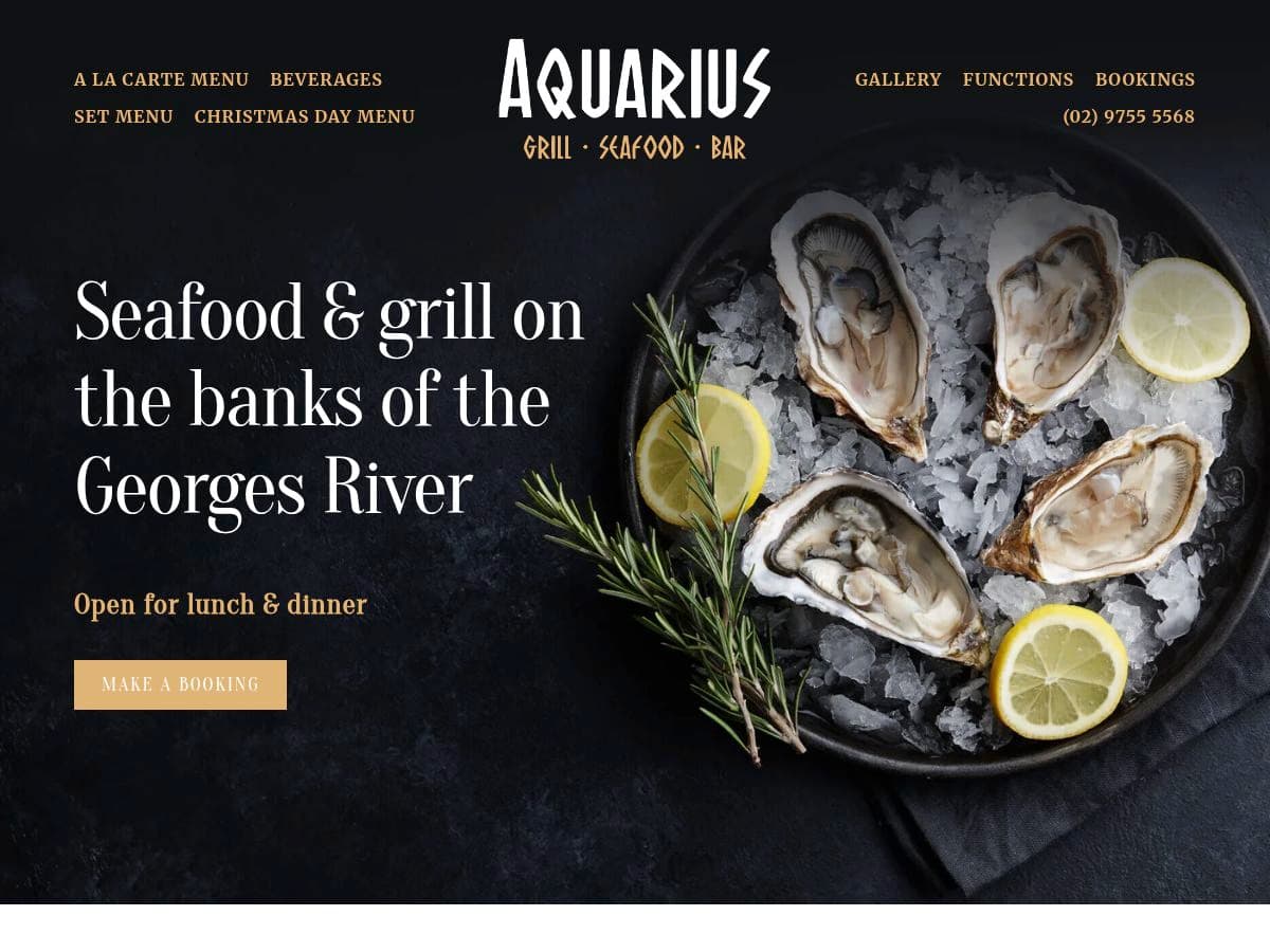 Aquarius Seafood Restaurant logo