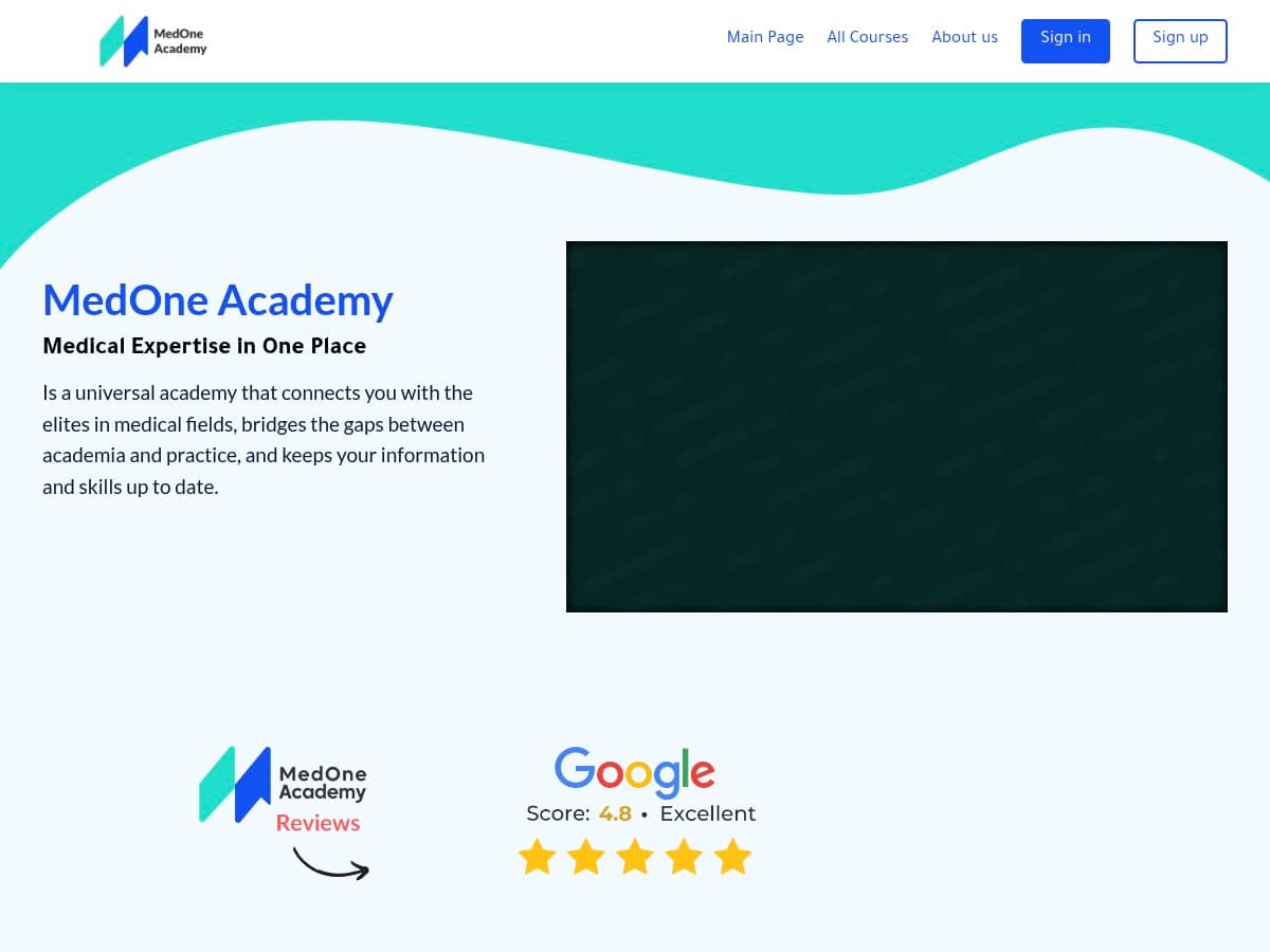 Medone Academy logo