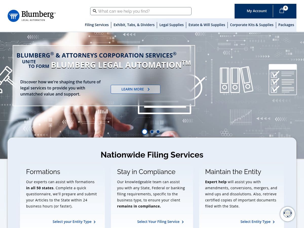 Blumberg Services Inc. logo
