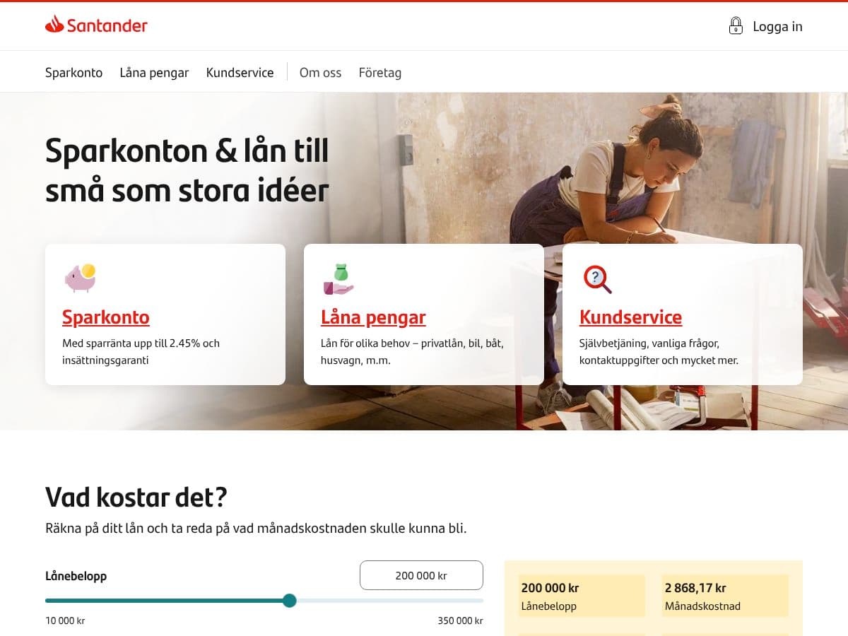 Santander Consumer Bank Sverige logo