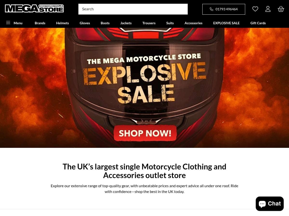 Mega Motorcycle Store logo