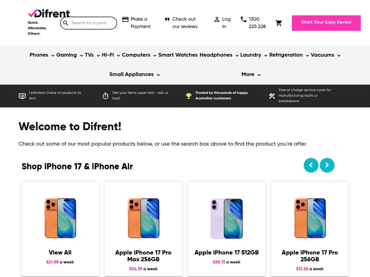 Difrent Rental logo