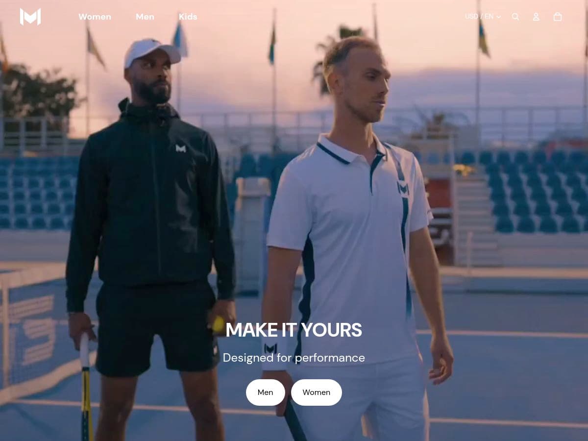 Mouratoglou Apparel logo