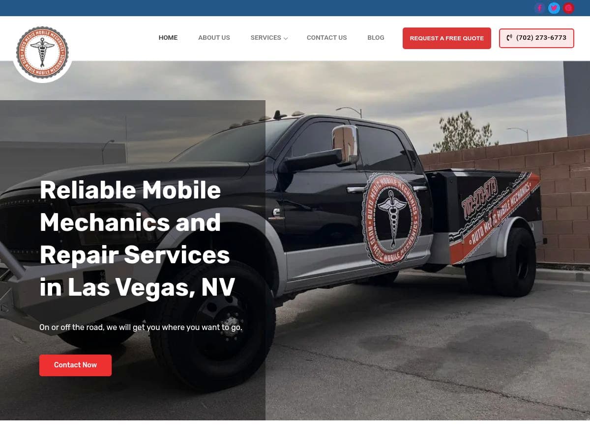 Auto Medic Mobile Mechanics logo