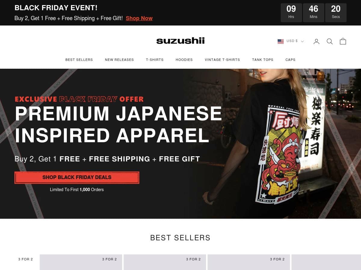 Suzushii Clothing logo