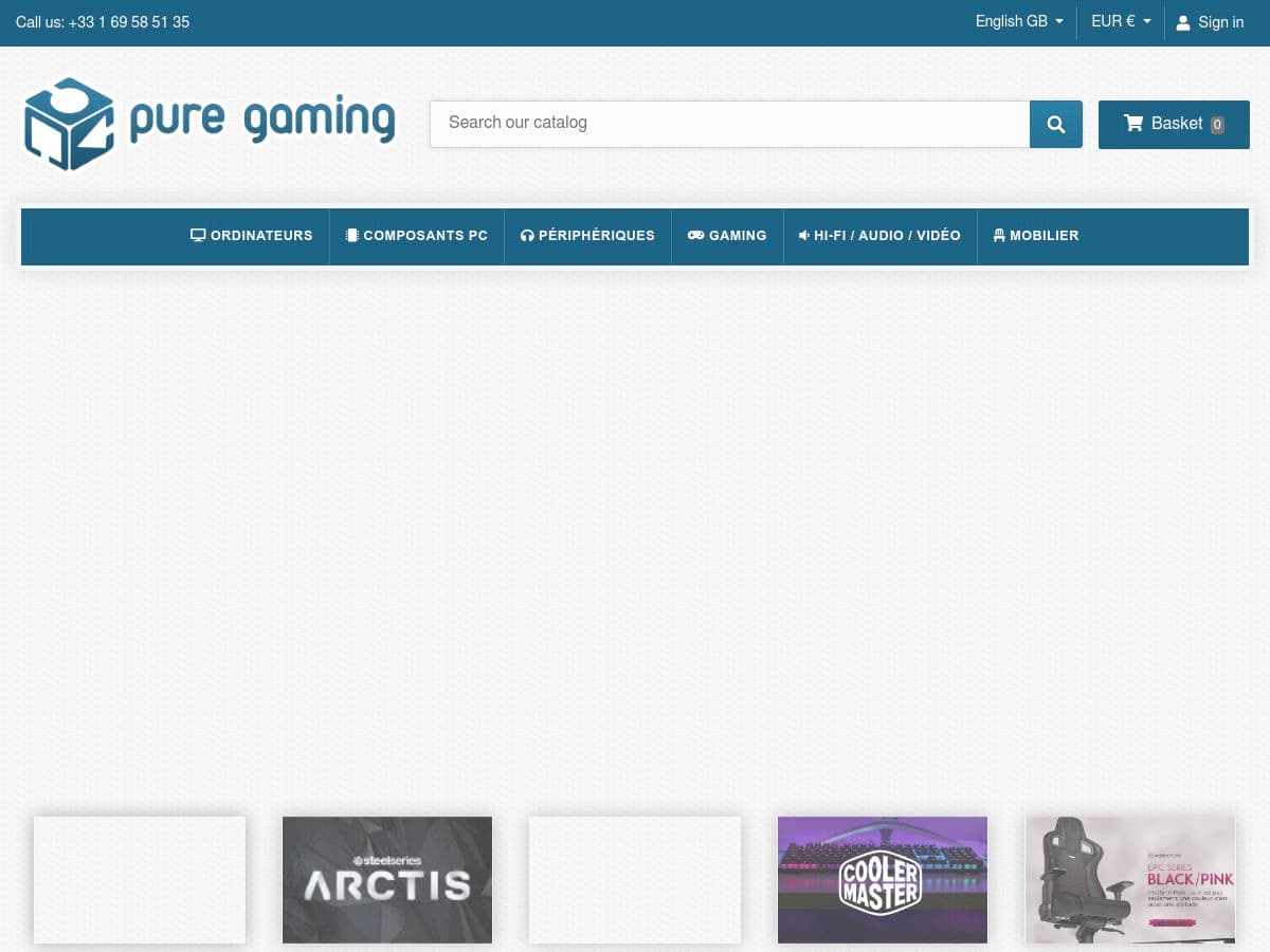 Pure Gaming logo