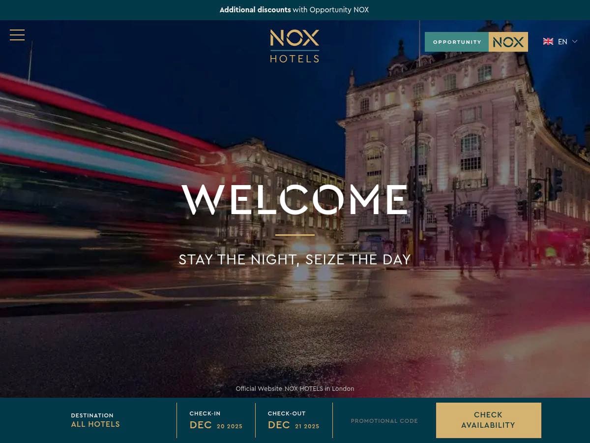 NOX Hotels logo