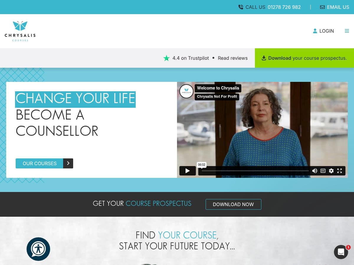 Chrysalis courses logo