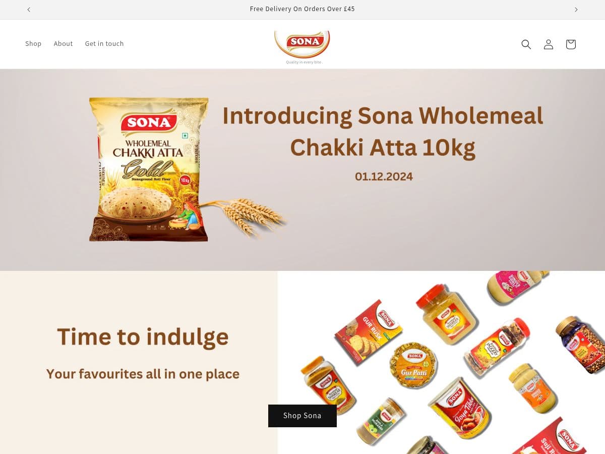 Sona Grocery logo