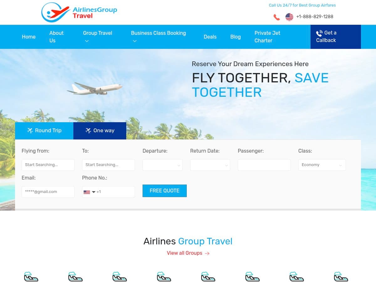 Airlines Group Travel logo