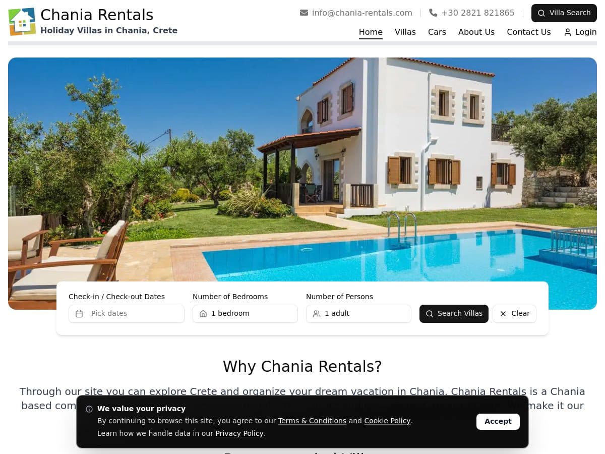 Chania Rentals logo