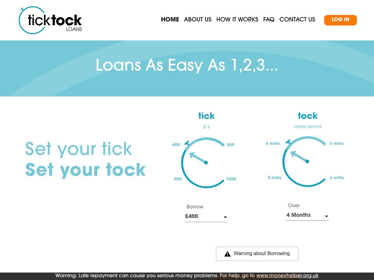 Tick Tock Loans logo