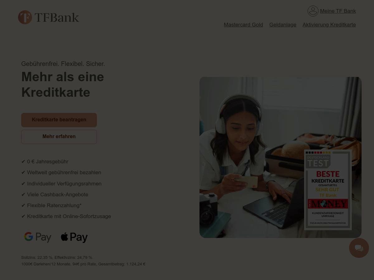 TF Bank in Deutschland logo