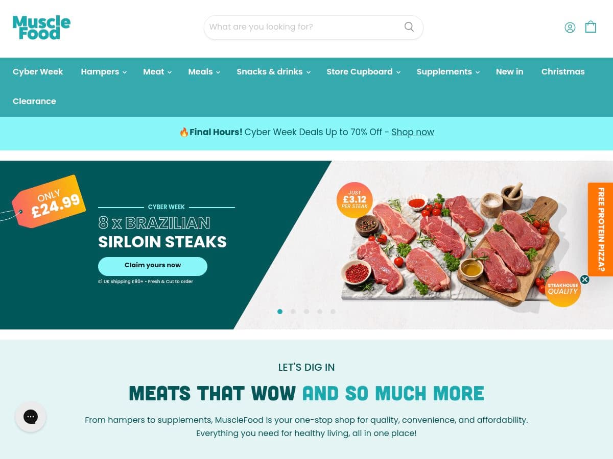Muscle Food - MuscleFood.com logo