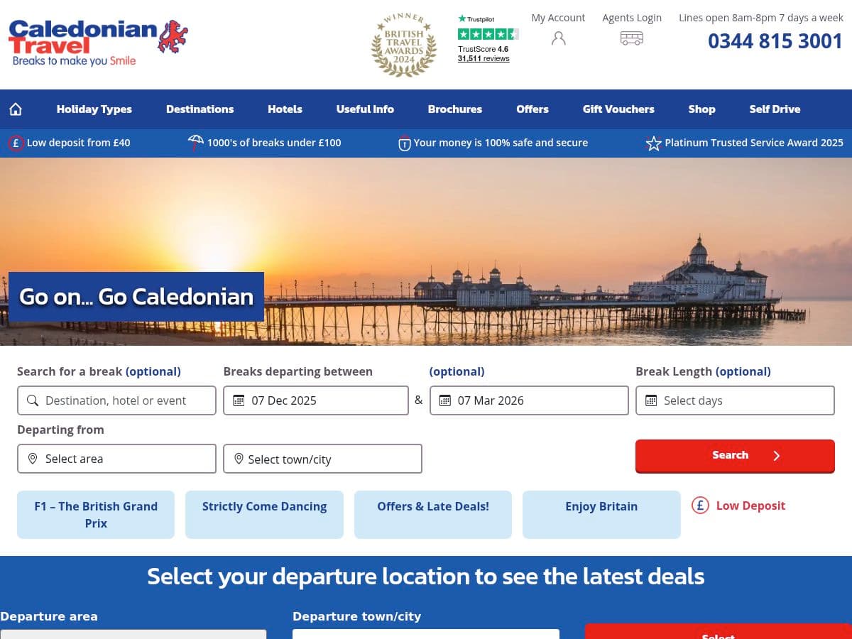 Caledonian Travel logo