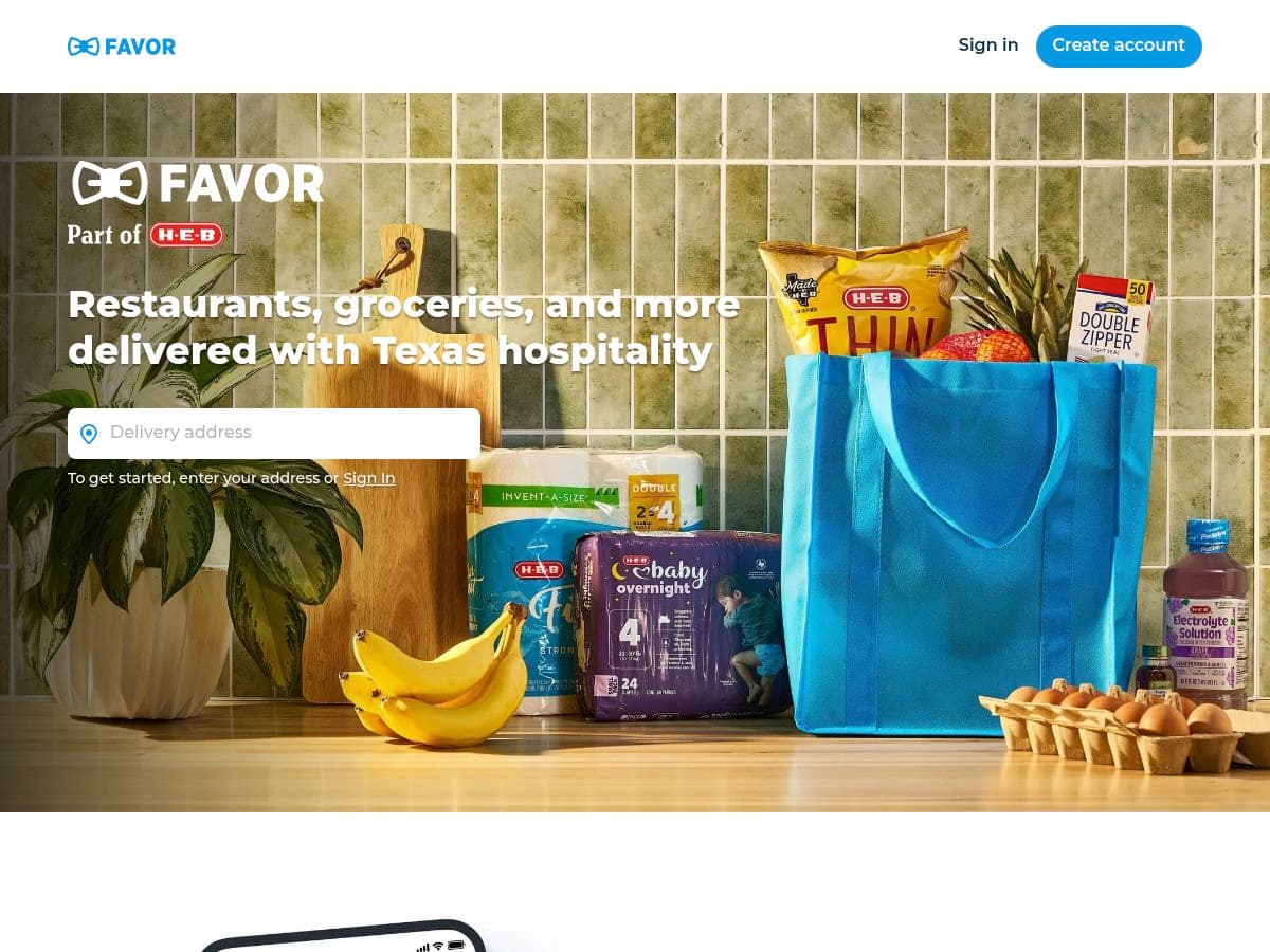 Favor Delivery logo