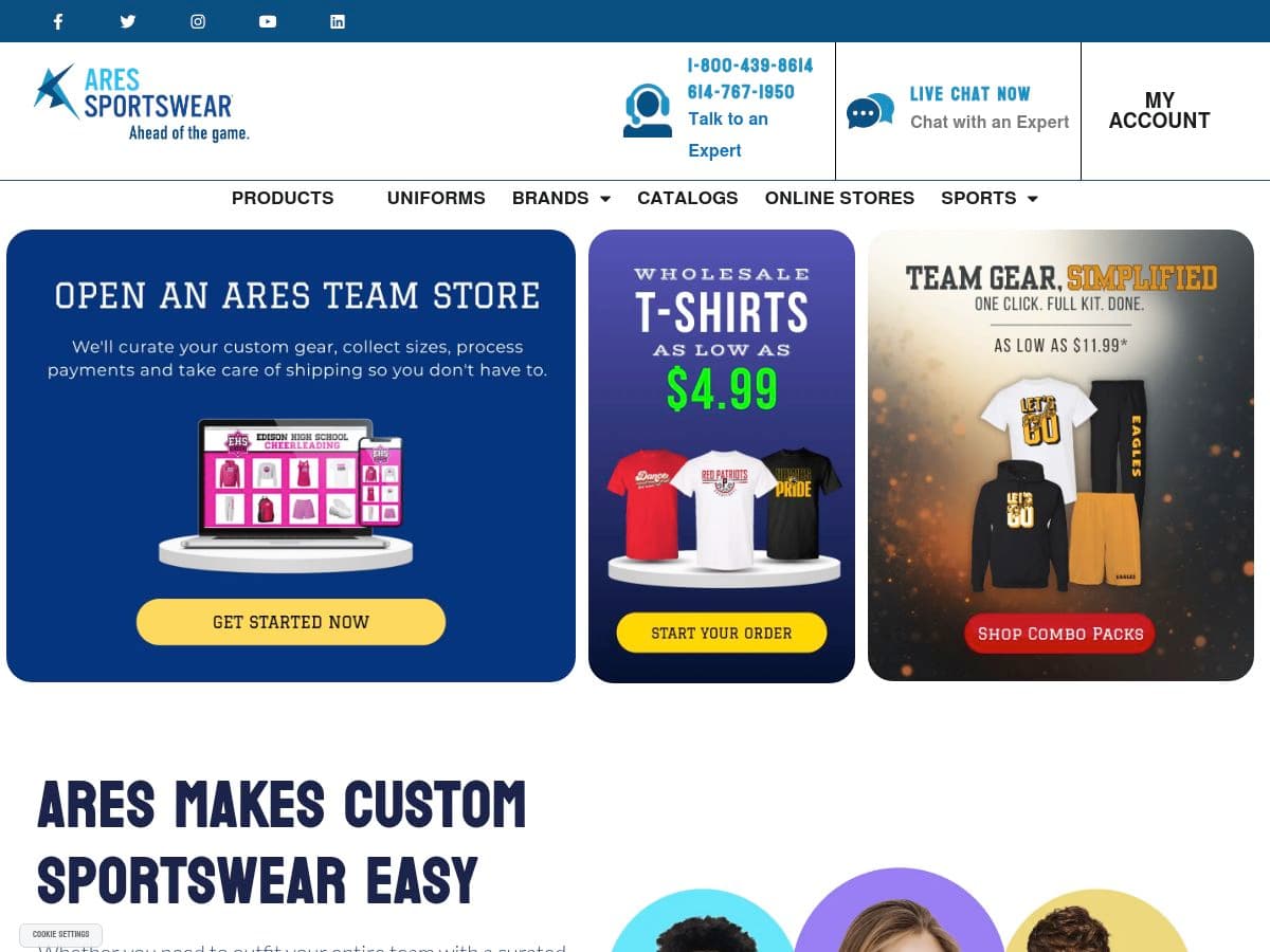 Ares Sportswear logo