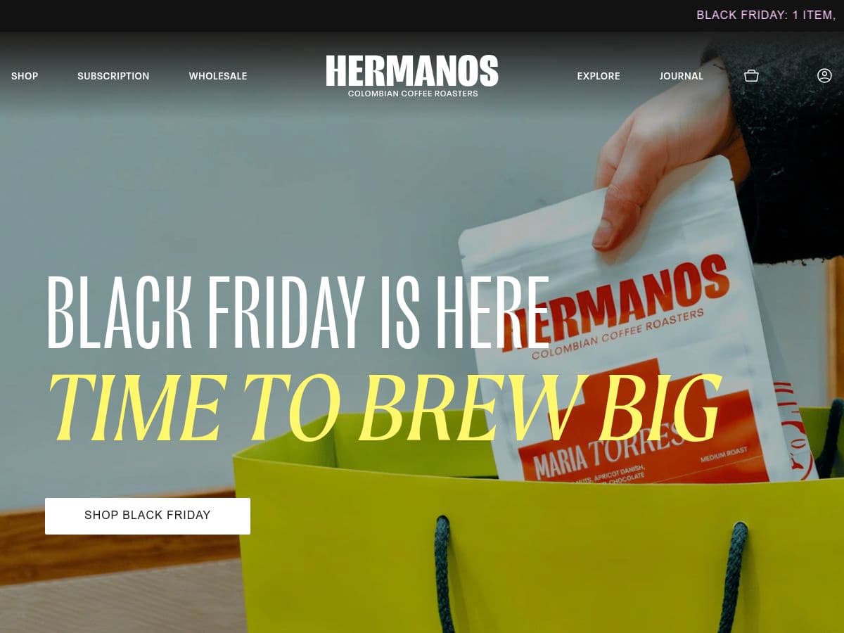 Hermanos Colombian Coffee Roasters logo