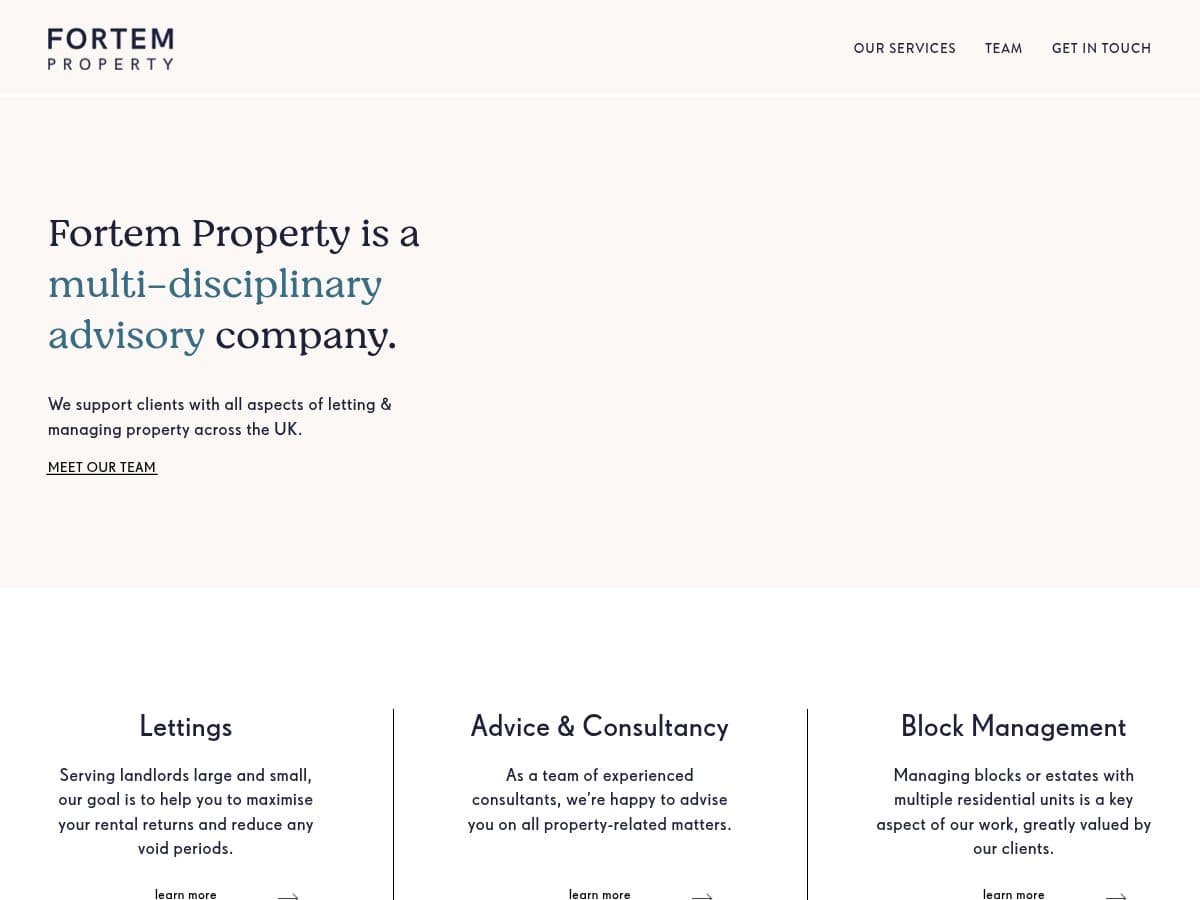 Fortem Property Management logo