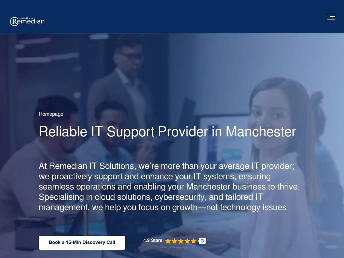 IT Support Manchester - Remedian IT Services logo