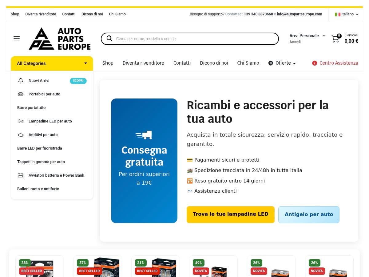 Auto Parts Europe logo