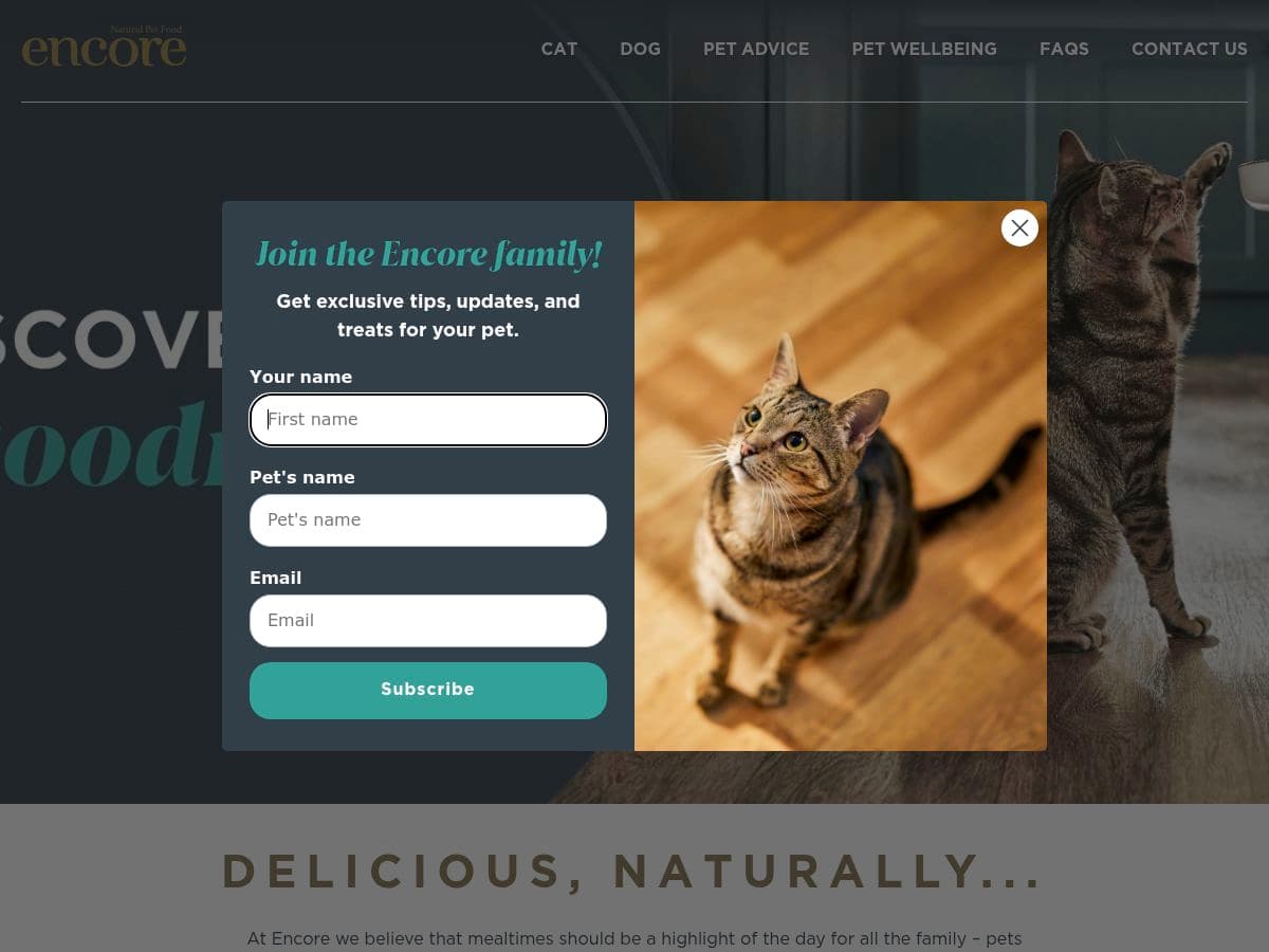 Encore Pet Food logo