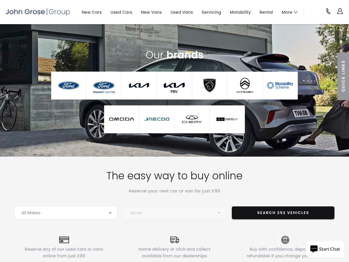 Ford Rental at John Grose logo