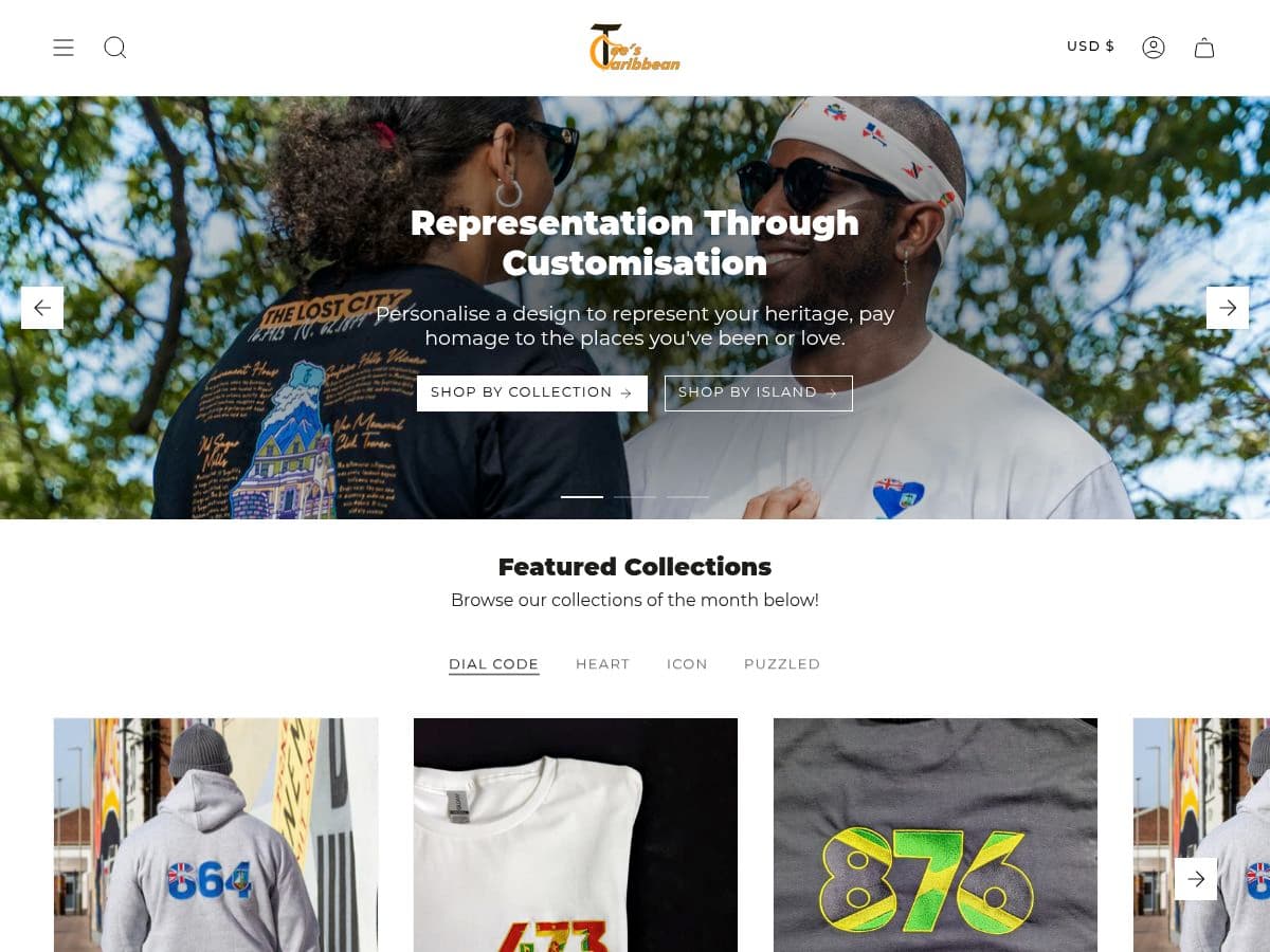 Tee's Caribbean logo